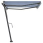 vidaXL Toldo de pie automático azul y blanco 350x250 cm vidaXL Toldo de pie automático azul y blanco 350x250 cm