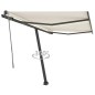 vidaXL Toldo automático con LED y sensor de viento crema 350x250 cm vidaXL Toldo automático con LED y sensor de viento crema 350x250 cm