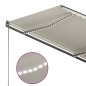 vidaXL Toldo automático con LED y sensor de viento crema 350x250 cm vidaXL Toldo automático con LED y sensor de viento crema 350x250 cm