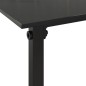 vidaXL Muebles de jardín con cojines 4 piezas ratán sintético negro