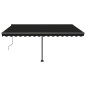 vidaXL Toldo de pie automático gris antracita 400x350 cm