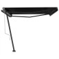 vidaXL Toldo de pie automático gris antracita 400x350 cm