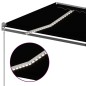 vidaXL Toldo automático LED sensor de viento gris antracita 400x350 cm vidaXL Toldo automático LED sensor de viento gris antracita 400x350 cm