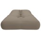 vidaXL Cojín para sofá de palets de tela gris taupé 120x40x12 cm vidaXL Cojín para sofá de palets de tela gris taupé 120x40x12 cm