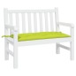 vidaXL Cojín de banco de jardín tela Oxford verde claro 110x50x7 cm vidaXL Cojín de banco de jardín tela Oxford verde claro 110x50x7 cm