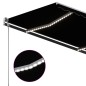 vidaXL Toldo automático con LED sensor de viento gris antracita 4x3,5m vidaXL Toldo automático con LED sensor de viento gris antracita 4x3,5m