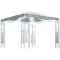 vidaXL Cenador con tira de luces LED 300x300 cm crema vidaXL Cenador con tira de luces LED 300x300 cm crema