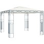 vidaXL Cenador con tira de luces LED 300x300 cm crema vidaXL Cenador con tira de luces LED 300x300 cm crema
