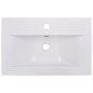 vidaXL Juego de muebles de baño madera de ingeniería blanco vidaXL Juego de muebles de baño madera de ingeniería blanco