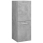 vidaXL Juego de muebles de baño madera de ingeniería gris hormigón vidaXL Juego de muebles de baño madera de ingeniería gris hormigón