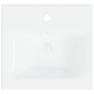 vidaXL Mueble con lavabo aglomerado blanco y roble Sonoma