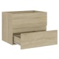 vidaXL Mueble con lavabo madera de ingeniería roble Sonoma vidaXL Mueble con lavabo madera de ingeniería roble Sonoma