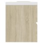 vidaXL Mueble con lavabo madera de ingeniería roble Sonoma vidaXL Mueble con lavabo madera de ingeniería roble Sonoma