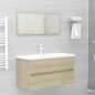 vidaXL Mueble con lavabo madera de ingeniería roble Sonoma vidaXL Mueble con lavabo madera de ingeniería roble Sonoma