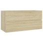 vidaXL Mueble con lavabo madera de ingeniería roble Sonoma vidaXL Mueble con lavabo madera de ingeniería roble Sonoma