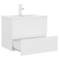 vidaXL Mueble con lavabo madera de ingeniería blanco vidaXL Mueble con lavabo madera de ingeniería blanco