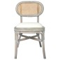 vidaXL Sillas de comedor 4 unidades lino gris vidaXL Sillas de comedor 4 unidades lino gris