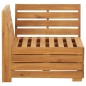 vidaXL Muebles de jardín 2 piezas con cojines madera maciza de acacia vidaXL Muebles de jardín 2 piezas con cojines madera maciza de acacia
