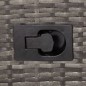 vidaXL Juego de comedor para jardín 5 piezas gris vidaXL Juego de comedor para jardín 5 piezas gris