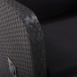 vidaXL Juego de comedor para jardín 5 piezas negro vidaXL Juego de comedor para jardín 5 piezas negro