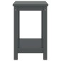 vidaXL Mesitas de noche madera maciza de pino gris oscuro 35x30x47 cm vidaXL Mesitas de noche madera maciza de pino gris oscuro 35x30x47 cm