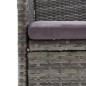 vidaXL Juego de comedor para jardín de 5 piezas gris vidaXL Juego de comedor para jardín de 5 piezas gris