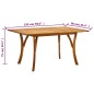 vidaXL Juego de comedor para jardín de 5 piezas marrón vidaXL Juego de comedor para jardín de 5 piezas marrón