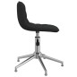 vidaXL Sillas de comedor giratorias 2 unidades tela negro vidaXL Sillas de comedor giratorias 2 unidades tela negro