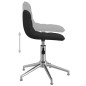vidaXL Sillas de comedor giratorias 2 unidades tela negro vidaXL Sillas de comedor giratorias 2 unidades tela negro