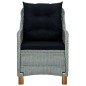 vidaXL Juego de comedor para jardín de 5 piezas gris claro vidaXL Juego de comedor para jardín de 5 piezas gris claro