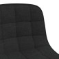 vidaXL Sillas de comedor giratorias 2 unidades tela negro vidaXL Sillas de comedor giratorias 2 unidades tela negro