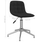 vidaXL Sillas de comedor giratorias 2 unidades tela negro vidaXL Sillas de comedor giratorias 2 unidades tela negro