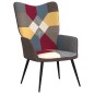 vidaXL Silla de relajación con reposapiés tela patchwork vidaXL Silla de relajación con reposapiés tela patchwork