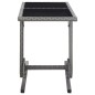 vidaXL Juego de comedor para jardín 3 piezas gris vidaXL Juego de comedor para jardín 3 piezas gris