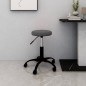 vidaXL Silla de oficina giratoria de terciopelo gris oscuro vidaXL Silla de oficina giratoria de terciopelo gris oscuro