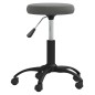 vidaXL Silla de oficina giratoria de terciopelo gris oscuro vidaXL Silla de oficina giratoria de terciopelo gris oscuro