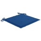 vidaXL Sillas apilables de jardín 8 uds madera de teca con cojines vidaXL Sillas apilables de jardín 8 uds madera de teca con cojines