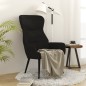 vidaXL Sillón de relax de tela negro vidaXL Sillón de relax de tela negro