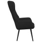 vidaXL Sillón de relax de tela negro vidaXL Sillón de relax de tela negro