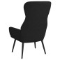vidaXL Sillón de relax de tela negro vidaXL Sillón de relax de tela negro