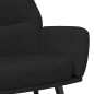 vidaXL Sillón de relax de tela negro vidaXL Sillón de relax de tela negro