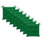 vidaXL Sillas de jardín plegables 8 uds madera maciza teca con cojines vidaXL Sillas de jardín plegables 8 uds madera maciza teca con cojines