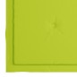 vidaXL Sillas de jardín 4 uds madera de teca y cojines verde brillante vidaXL Sillas de jardín 4 uds madera de teca y cojines verde brillante
