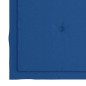 vidaXL Sillas de jardín 6 uds madera maciza de teca cojines azul royal vidaXL Sillas de jardín 6 uds madera maciza de teca cojines azul royal