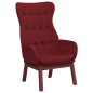 vidaXL Sillón de relax de tela color rojo tinto vidaXL Sillón de relax de tela color rojo tinto