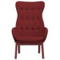 vidaXL Sillón de relax de tela color rojo tinto vidaXL Sillón de relax de tela color rojo tinto