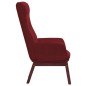 vidaXL Sillón de relax de tela color rojo tinto vidaXL Sillón de relax de tela color rojo tinto
