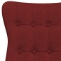 vidaXL Sillón de relax de tela color rojo tinto vidaXL Sillón de relax de tela color rojo tinto