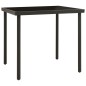 vidaXL Juego de comedor de jardín 3 piezas acero