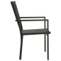 vidaXL Juego de comedor para jardín 7 piezas acero vidaXL Juego de comedor para jardín 7 piezas acero
